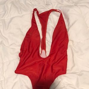 Red monokini